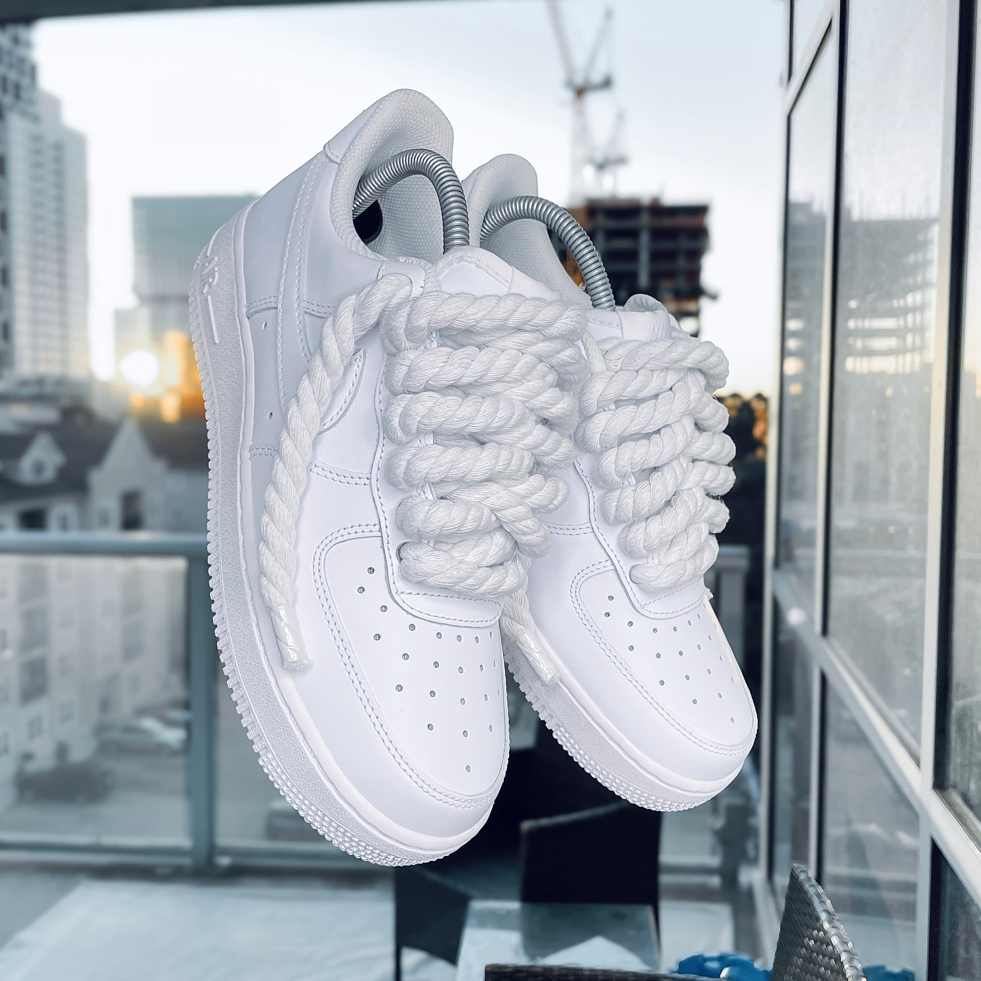 WHITE AIR FORCE 1 ROPE LACES