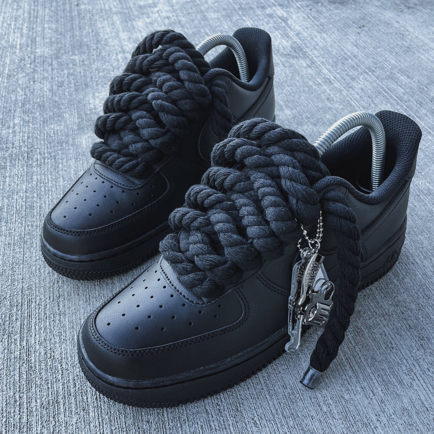 custom air force 1 black