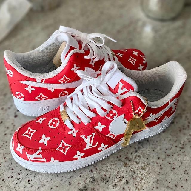 Air force one louis vuitton cheap supreme